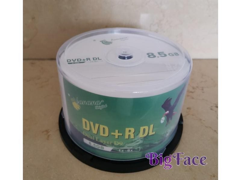 D9 DVD Disc DVD R 8.5GB Dual Layer 8X 240min 50pcs/lot Carousel 1