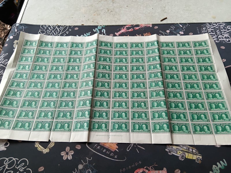 $1 Reserve!! Full Sheet 1935 Jubilee Carousel 1