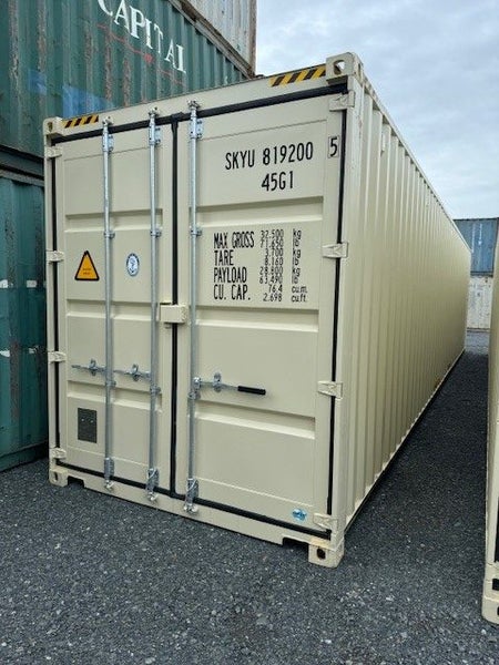 1 x 40 ft High Cube Container - Beige Carousel 1