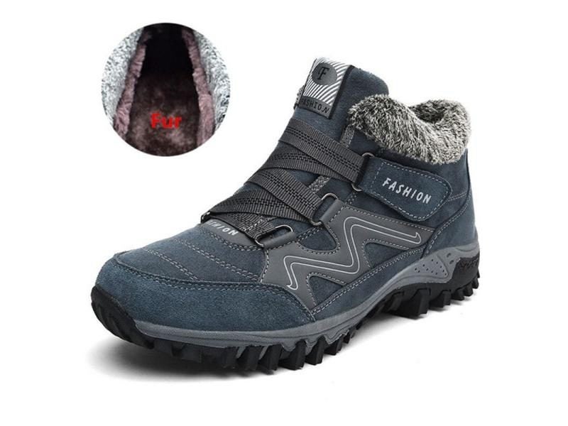 VANCAT Men Winter Boots With Fur Work Shoes 39-46 Carousel 1