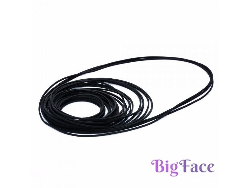 1 Set Black Rubber Small Fine Pulley Pully Belt Engine Drive Belts For DIY Toy Carousel 1