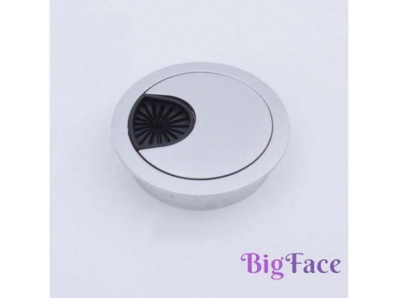 NAIERDI Zinc Alloy Desk Wire Hole Cover Base For Furniture Hardware Carousel 1