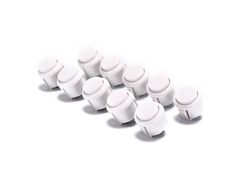10pcs 24mm Arcade Button Round Push Button W/Built-in Micro Switch For DIY Carousel 1