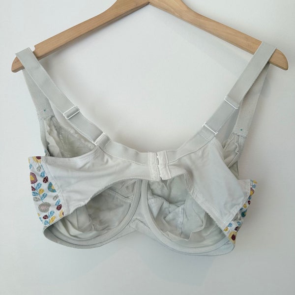 Rose Thorn Floral Lace Bra - Size 14G/36G Carousel 2
