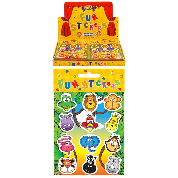 120 Packs of 12 Jungle Stickers Carousel 1