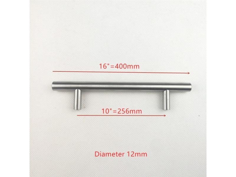 Stainless Steel Kitchen Brushed Door Cabinet T Bar Handle Pull Knob 2" - 24'' Carousel 1