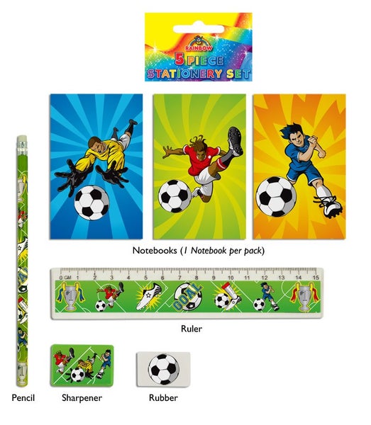 Football 5-Piece Stationery Set Carousel 1