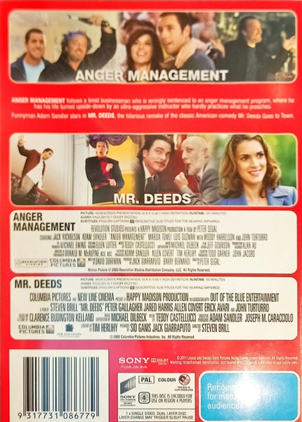 Anger Management / Mr Deeds Carousel 2