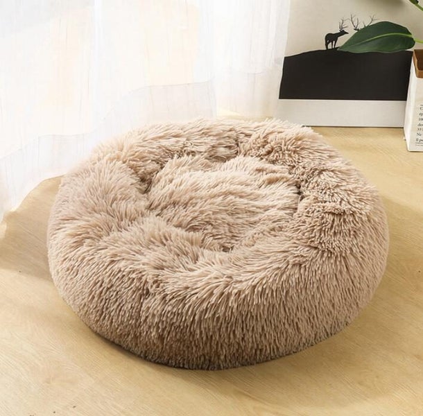 Plush Pet Bed Round Warm Pet Sofa Carousel 2