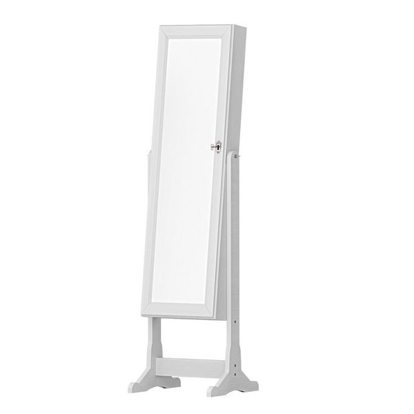 Jewellery Cabinet Mirror Free Standing Carousel 1