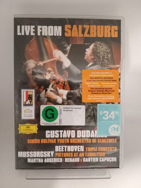 Simon Bolivar Dudamel: Live From Salzburg: Beethoven/Mussorgsky [DVD] by Carousel 1