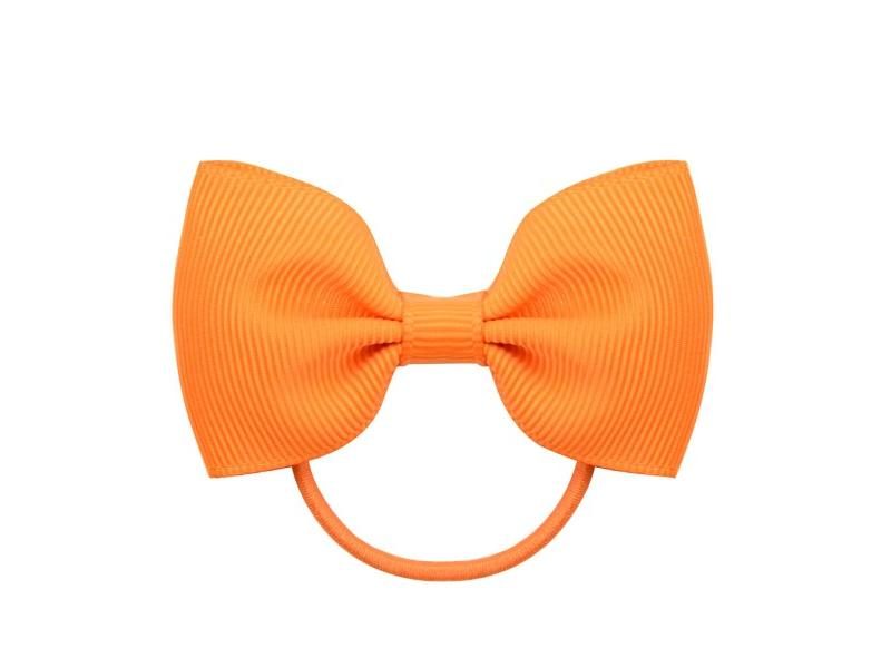 1 Pcs Fashion Small Baby Elastic Rubber Band Head Rope Mini Solid Ribbow Bow Carousel 1