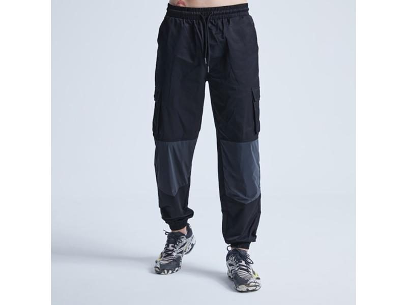 Rainbowtouches Patchwork Men Drawstring Casual Harajuku Pants Oversize Sport Carousel 1