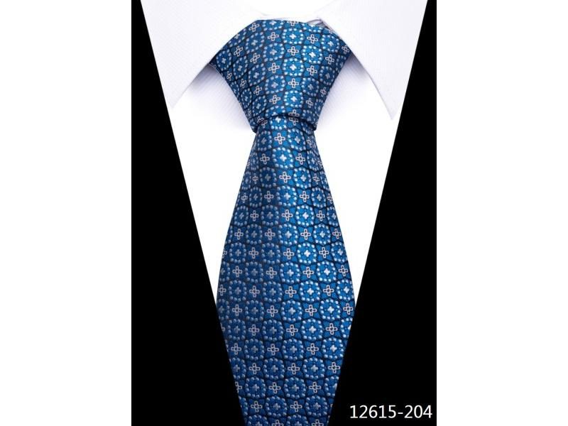 Tie Gravatas Fashion Woven 8 Cm Necktie Wedding Accessories Blue Man Dot Fit Carousel 1