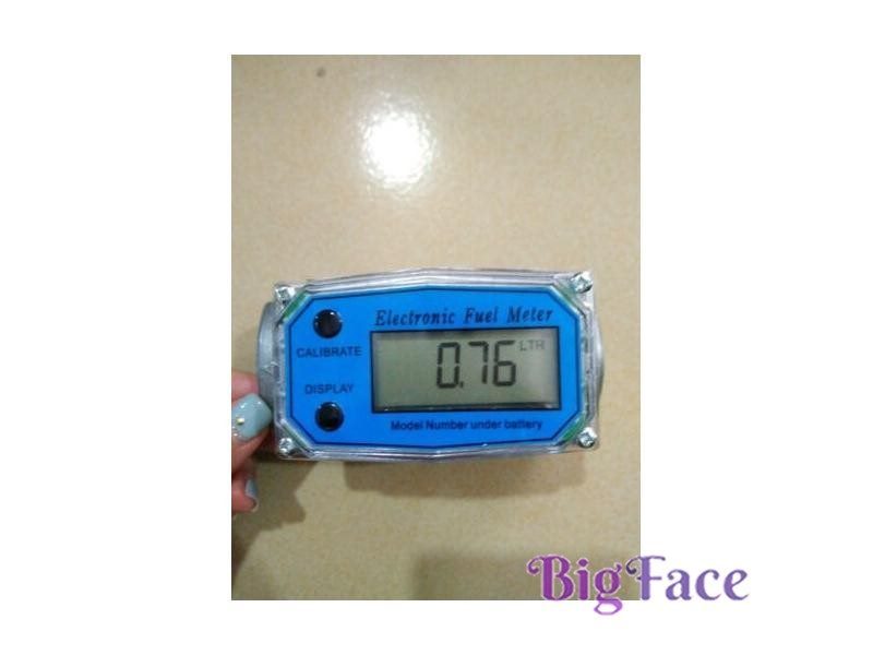 Digital Turbine Flowmeter Caudalimetro Electronic Flow Indicator Sensor Counter Carousel 1
