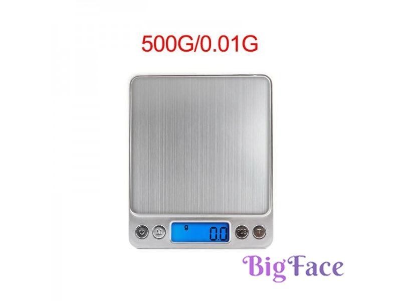 NEW 500/0.01g 3000g/0.1g LCD Portable Mini Electronic Digital Scales Pocket Carousel 1