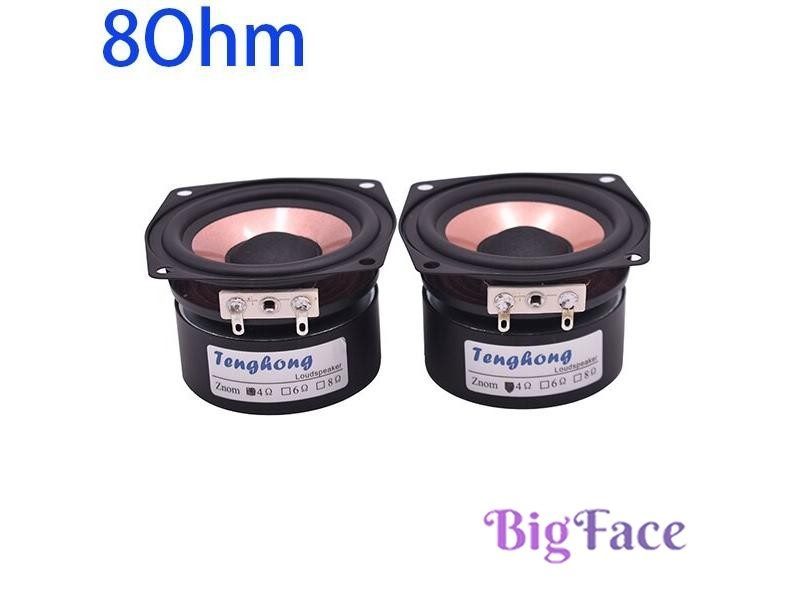 Tenghong 2pcs 2.5 Inch HIFI Audio Speaker 4/8Ohm 8-15W Full Range Desktop High Carousel 1
