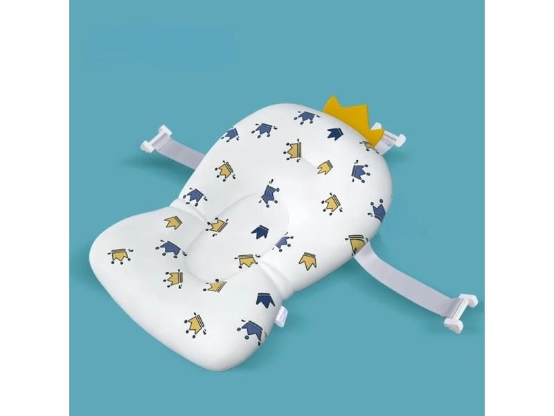 Baby Bath Seat Support Mat Foldable Newborn Bathtub Pillow Carousel 1