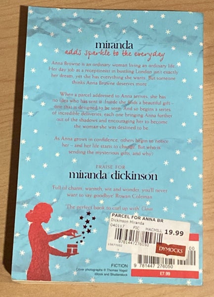 "A Parcel for Anna Browne" by Miranda Dickinson RRP $19.99 Carousel 2