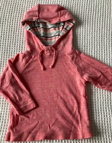 Peachy pink merino hooded jumper, size 00628638645889301113