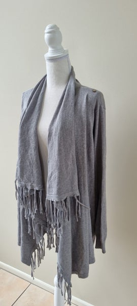 Blue Illusion Wool Blend Cardigan 2L Carousel 2