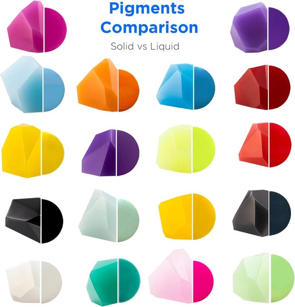 Epoxy Resin Pigment Art Ink Liquid Soild Colorant Dye 30 Colours Carousel 10