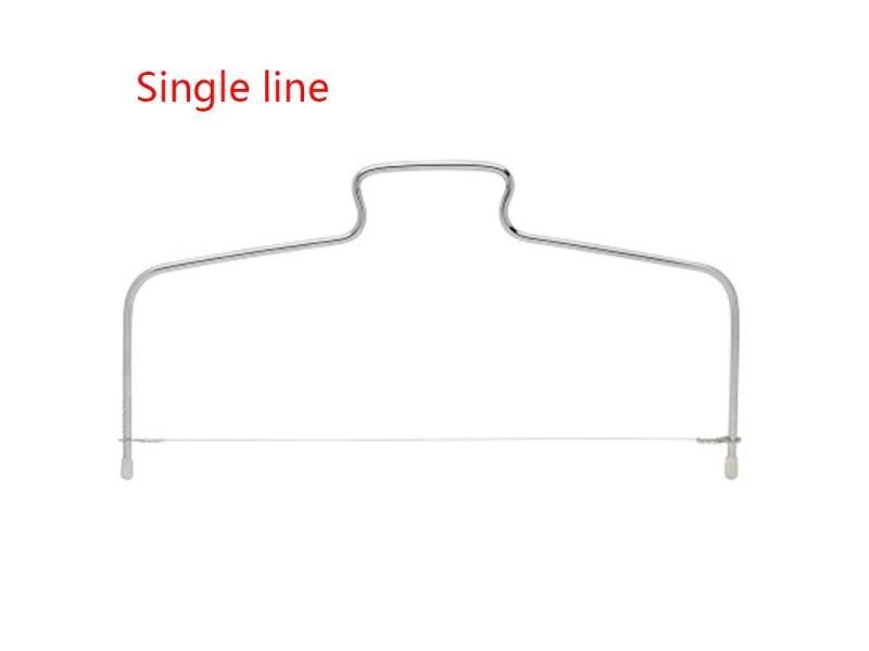 New Double Line Adjustable Stainless Steel Metal Cake Cut Tools Cake Slicer Carousel 1