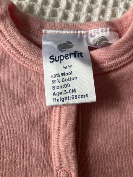 Pink merino blend all in one by Superfit, size 0062863864501377111