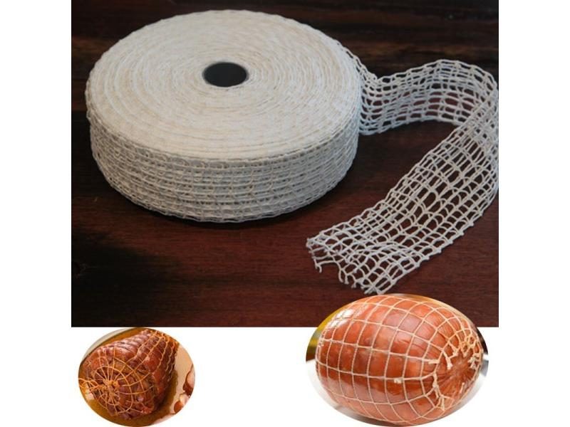 3 Meter Cotton Meat Net Ham Sausage Net Butcher's String Sausage Net Roll Hot Carousel 1