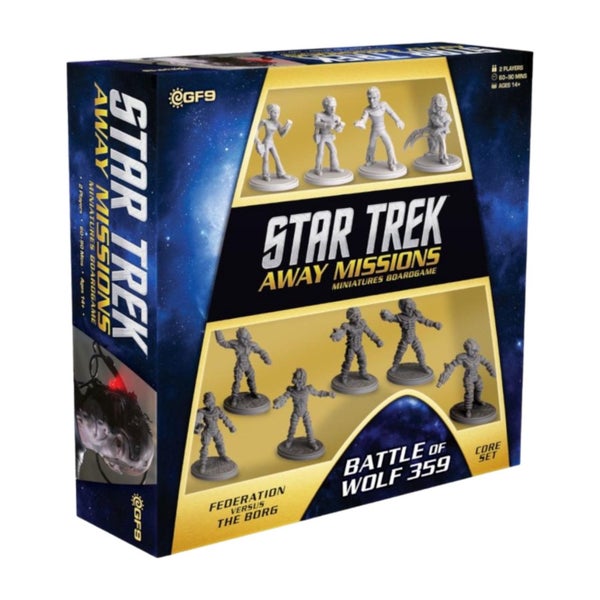 Gale Force 9 Star Trek - Away Missions 'Battle of Wolf 359' Miniatures Board Gam Carousel 1