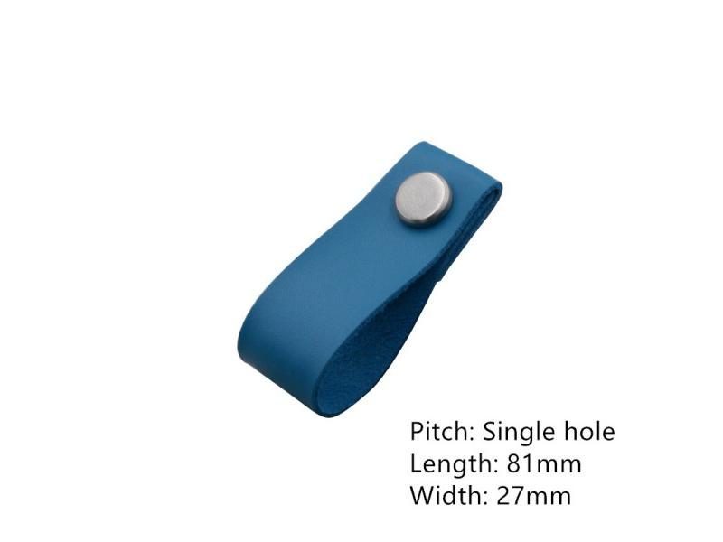 Handmade Leather Pull Handle Minimalist Door Cupboard Drawer Kitchen Cabinet Carousel 1