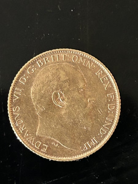 Rare sovereign coin 1908 Carousel 4