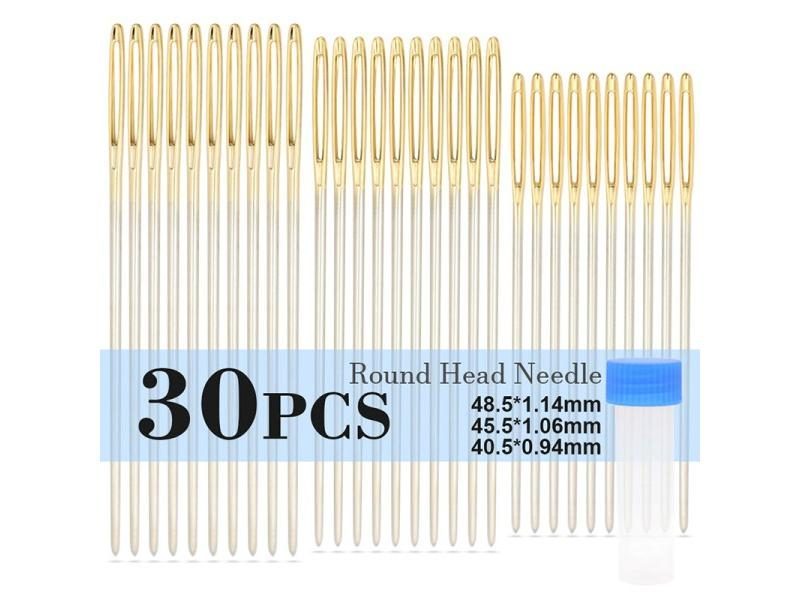 Profession Leather Sewing Needle For Embroidery Stitching Supplies Crafts Pin Carousel 1