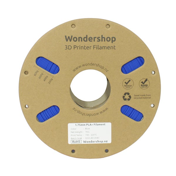 3D Printer PLA+ Solid Color Filament 1.75mm 1kg - Blue Carousel 2