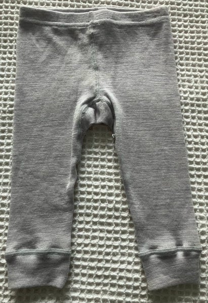 Soft grey merino pants by Teeny Weeny, size 00628638645127701124