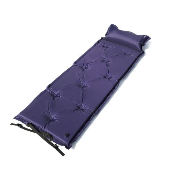 Self Inflating Mattress Camping Hiking Airbed Mat Sleeping With Pillow Bag Ca... Carousel 1