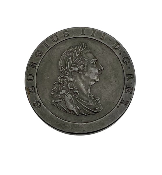 Great Britain 1797 CARTWHEEL Penny Copper Coin Spink 3777 aEF Carousel 1