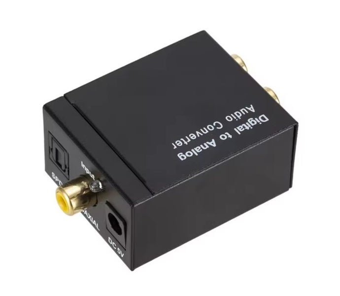 Digital to Analog Audio Converter, Optical Coaxial to RCA with USB Power Carousel 1