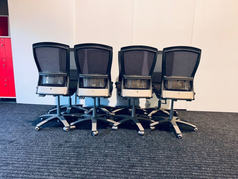 Boardroom Table with Chairs - New Top - Life Chairs x 8 Save $6000 ++ Carousel 3