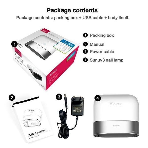 New Nail Dryer Lamp Clearance Carousel 12