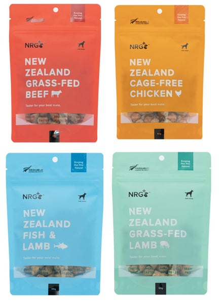 NRG+ FREEZE DRIED TREAT ASSORTMENT 4 X 50GM Carousel 1
