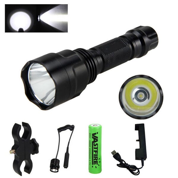 New Tactical Flashlight LED Hunting Torch Carousel 2