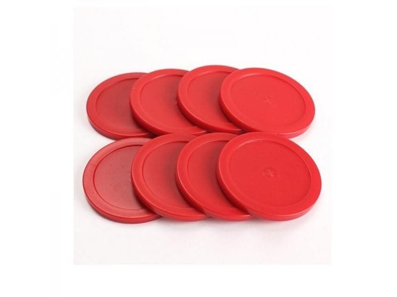 8 Pcs 63mm Red Air Hockey Table Pucks Puck Mallet Goalies For Table Game Carousel 1