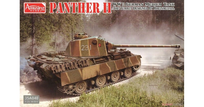 Panther II Rheinmetall Turret Amusing Hobby | No. 35A040 | 1:3564160202118659110