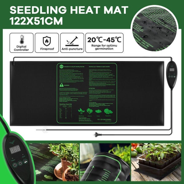 New Seedling Heat Mat 122cm*51cm with timer NZ Clearance Carousel 1