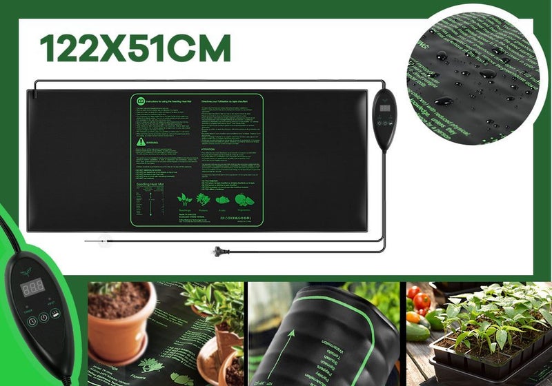 New Seedling Heat Mat 122cm*51cm with timer NZ Clearance Carousel 2