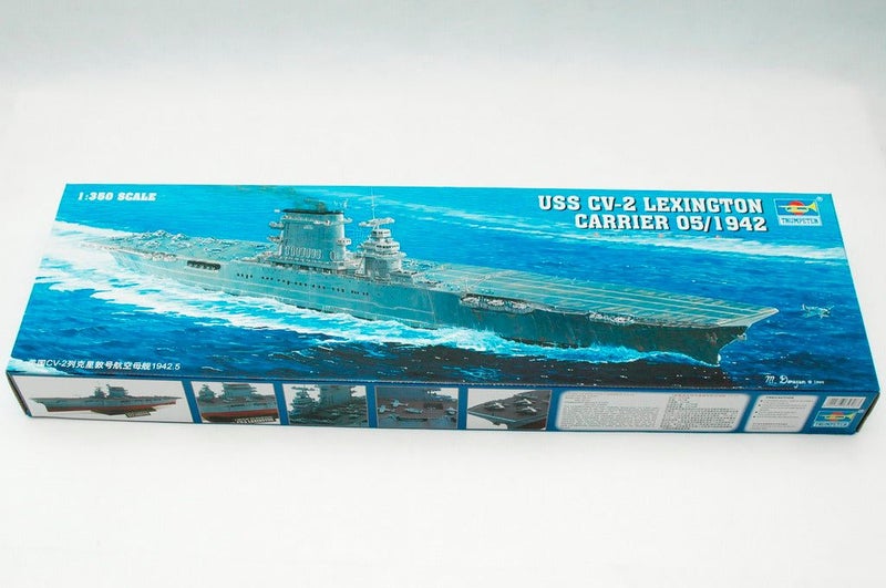 Trumpeter 1/350 USS Lexington CV-2 (May 1942) Aircraft Carrier - No. 05608 Carousel 1