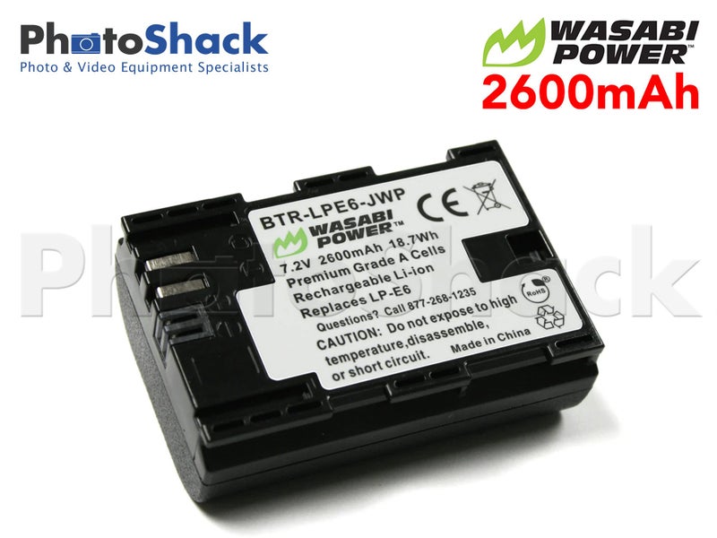 LPE-6 Battery for Canon - Wasabi Power Carousel 1