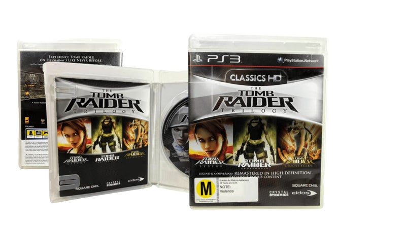 TOMB RAIDER TRILOGY (PS3) *MINT COMPLETE* Carousel 1