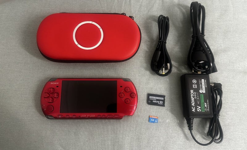 PlayStation Portable (PSP) 3006 – Carnival Red | 64GB | Ready For Use Carousel 1